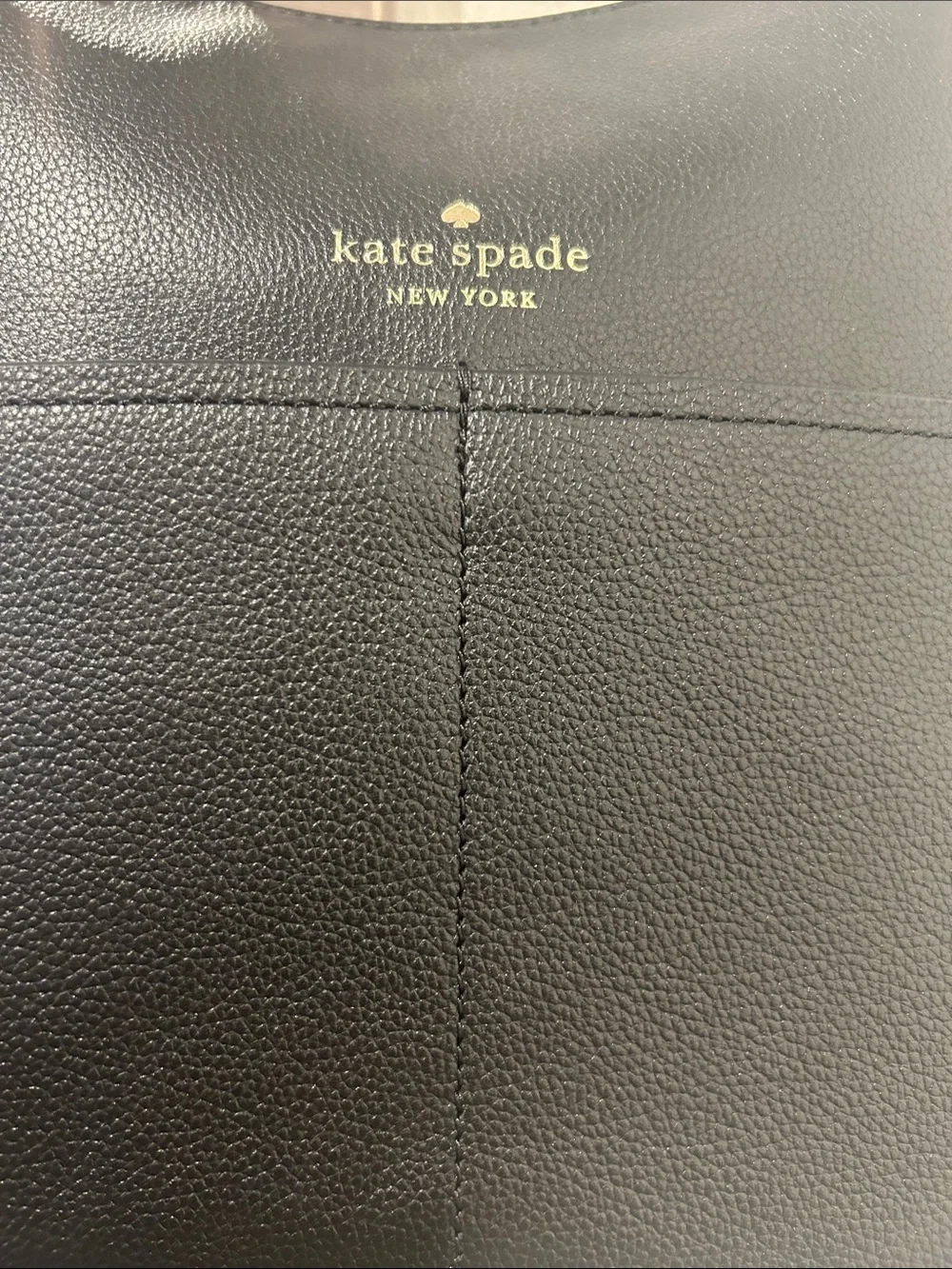 Kate Spade Black Pebble Leather Shoulder Bag NWT.